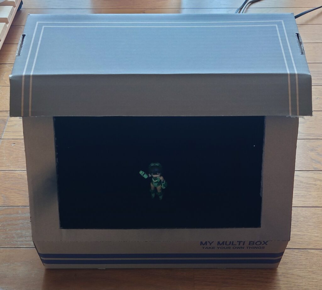 自作集塵ボックス ライト スイッチOFF